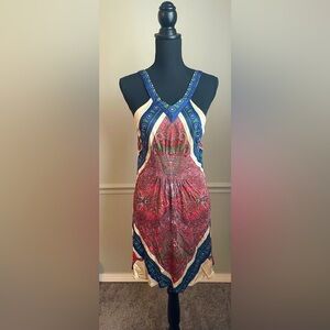 Anthropologie by Leifnotes V Neck Sleeveless Midi Dress Size S